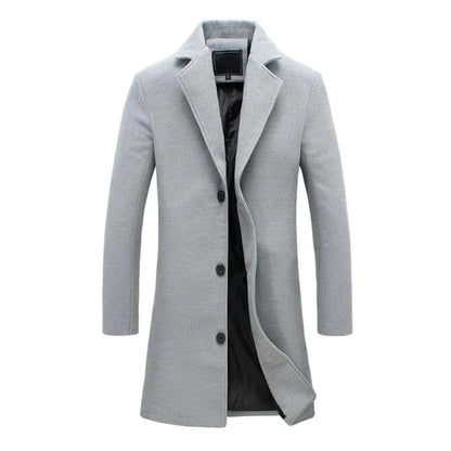 Men's Winter Jacket Lapel Warm