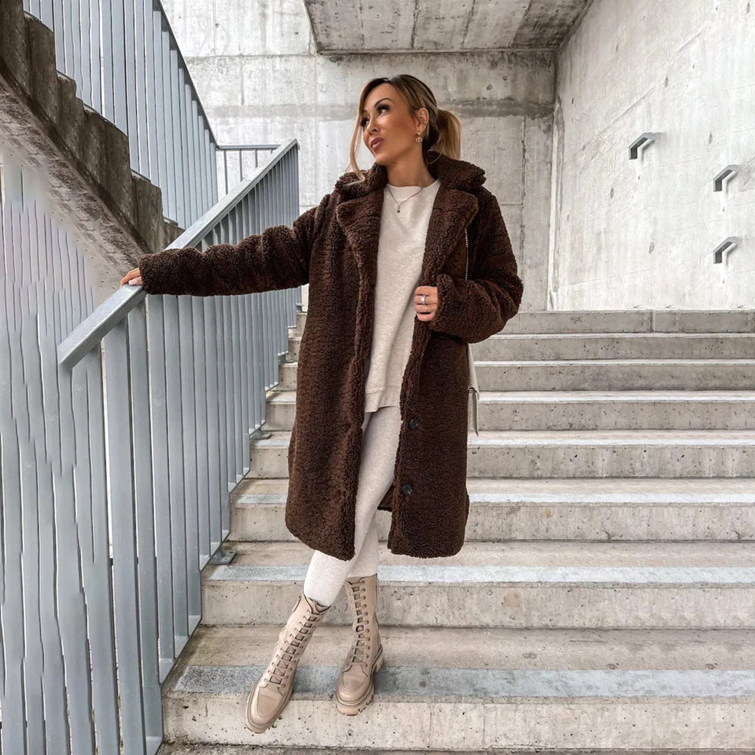 Elegant Women's Soft Winter Coat