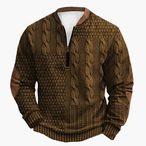 Knitted Sweater Autumn Winter Cable Knit
