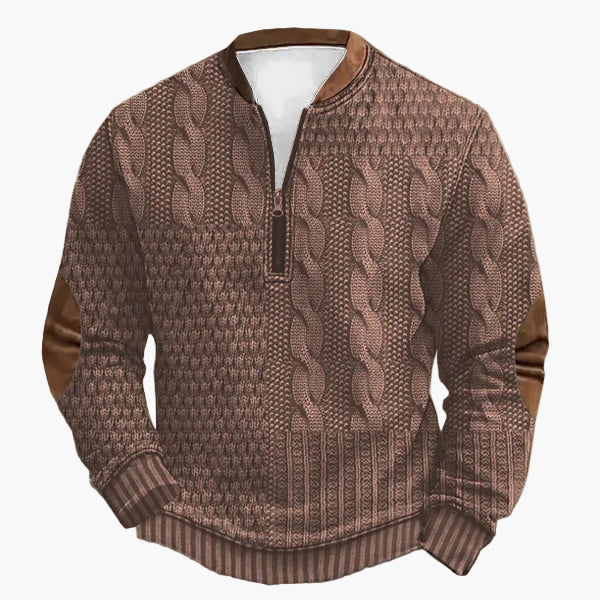 Knitted Sweater Autumn Winter Cable Knit