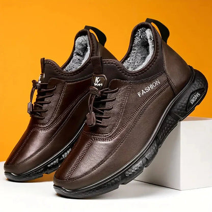 Warm Lined Winter Boots Men