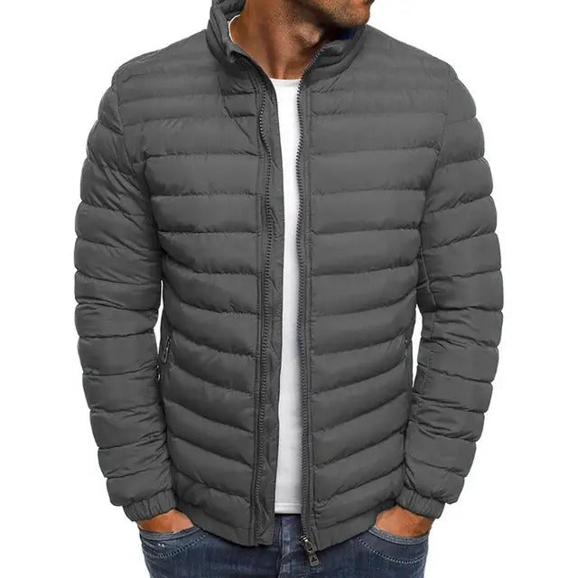 Men's Transition Jacket Stand-up Collar Modern