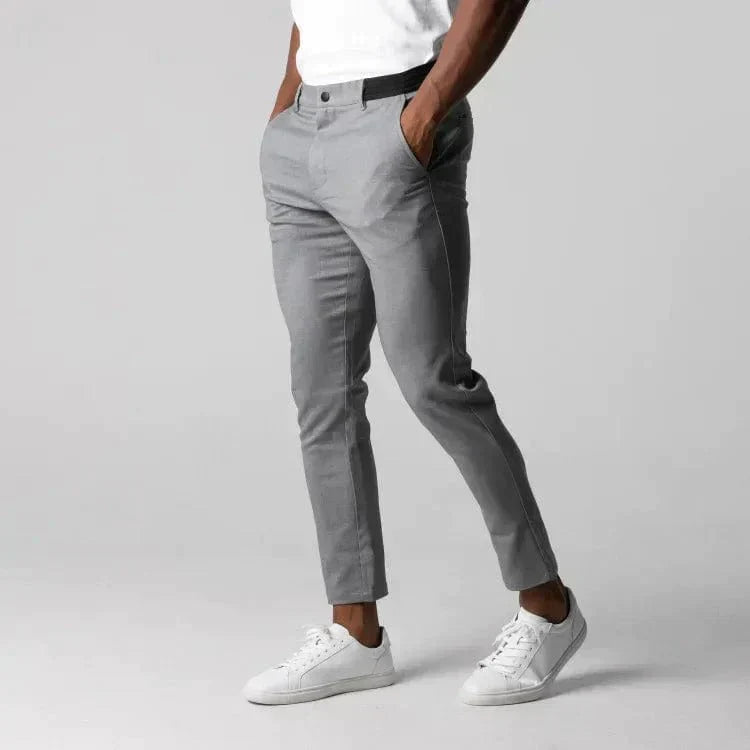 Men's Stretch Chino Trousers Elegant