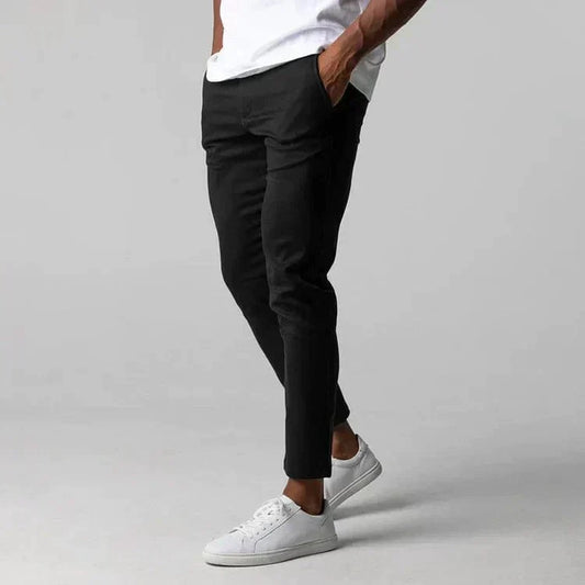Herren Stretch Chino Hosen Elegant - IdealeKleiden