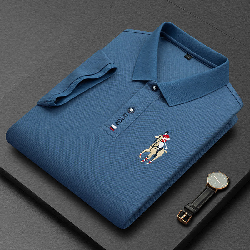 Polo Shirt Embroidered Elegant Sporty