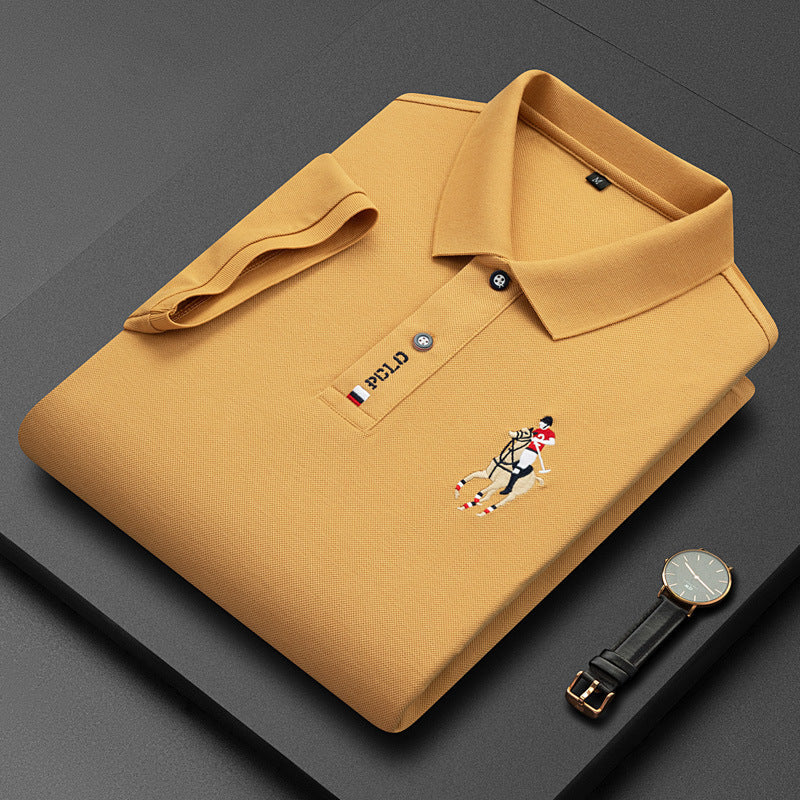 Polo Shirt Embroidered Elegant Sporty