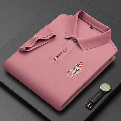 Polo Shirt Embroidered Elegant Sporty