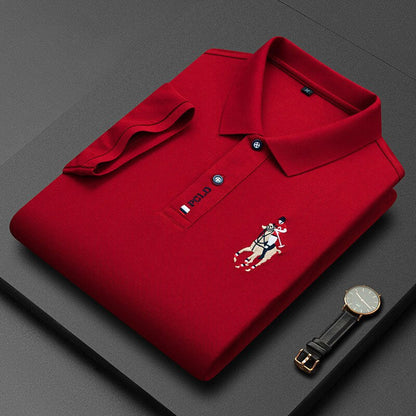 Polo Shirt Embroidered Elegant Sporty
