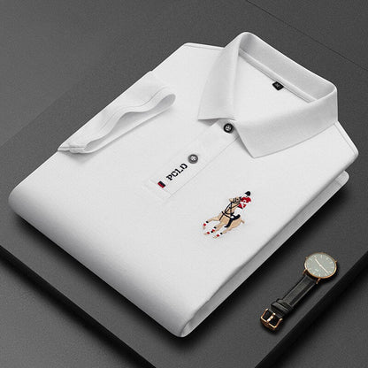 Polo Shirt Embroidered Elegant Sporty