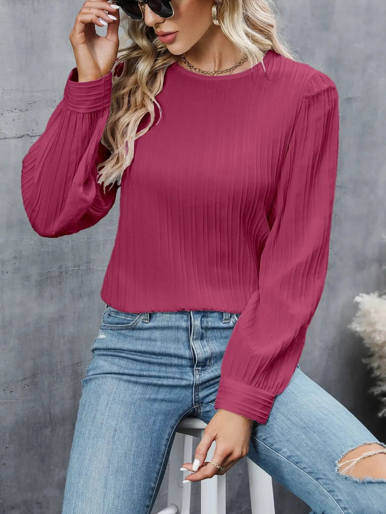 Elegant women's blouse Timeless style