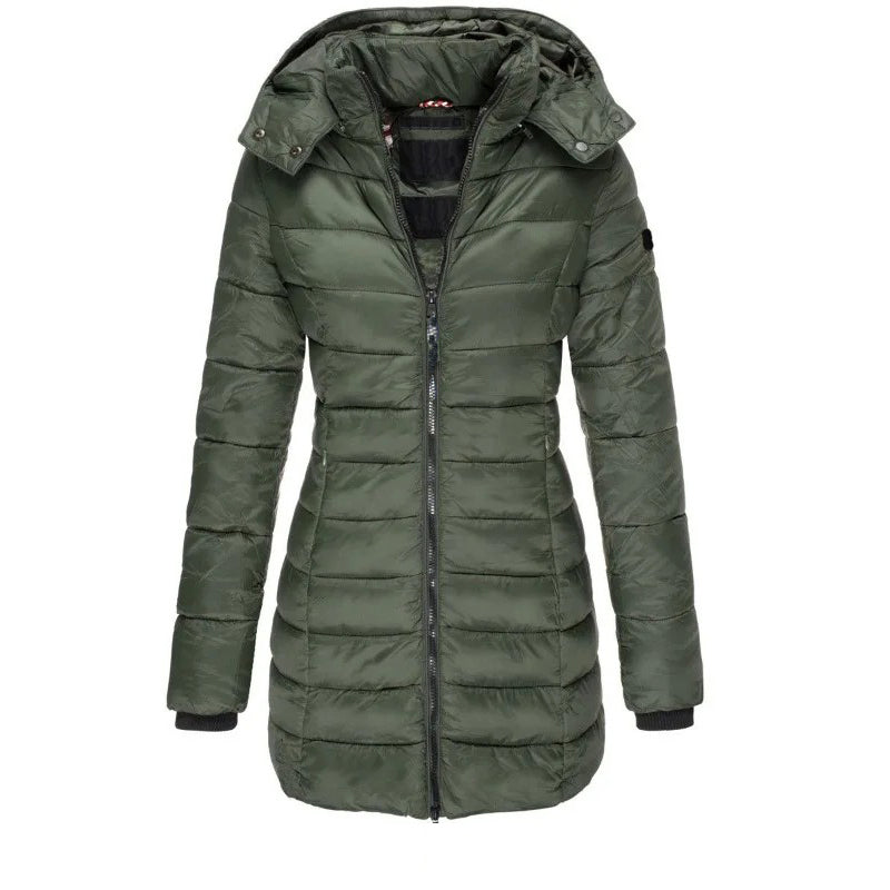 Stylish Quilted Jacket Slim Fit Hood