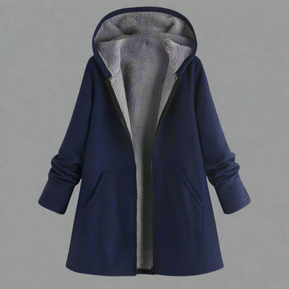 Water-repellent winter jacket hood zipper