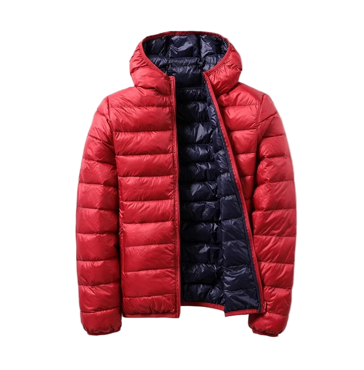 Thin Women's Winter Jacket Hooded Puffer Coat