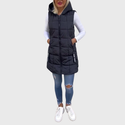 Women's Sleeveless Warm Insulated Winter Jacket