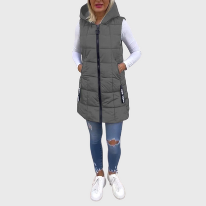 Women's Sleeveless Warm Insulated Winter Jacket