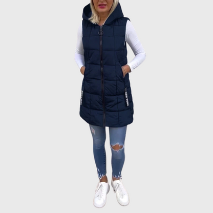 Women's Sleeveless Warm Insulated Winter Jacket