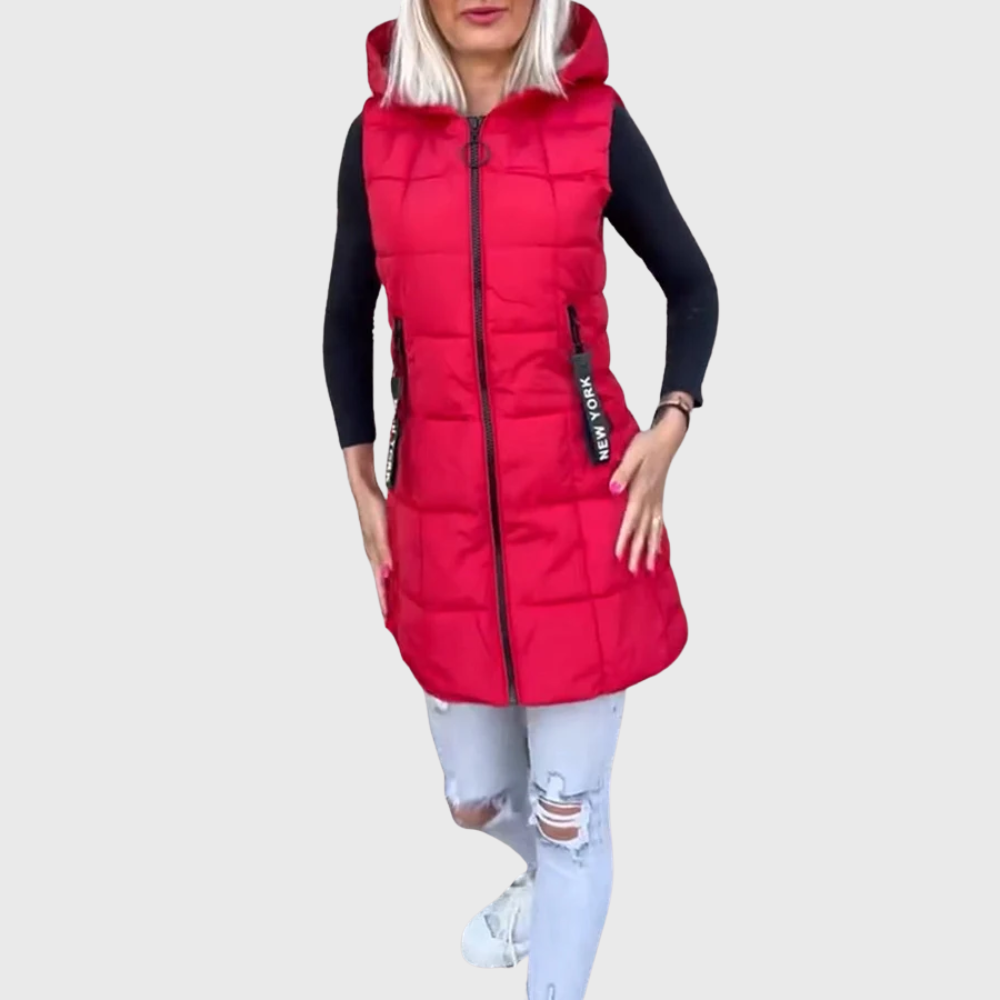 Women's Sleeveless Warm Insulated Winter Jacket