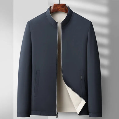 Stylish Bomber Jacket Zipper Classic Design