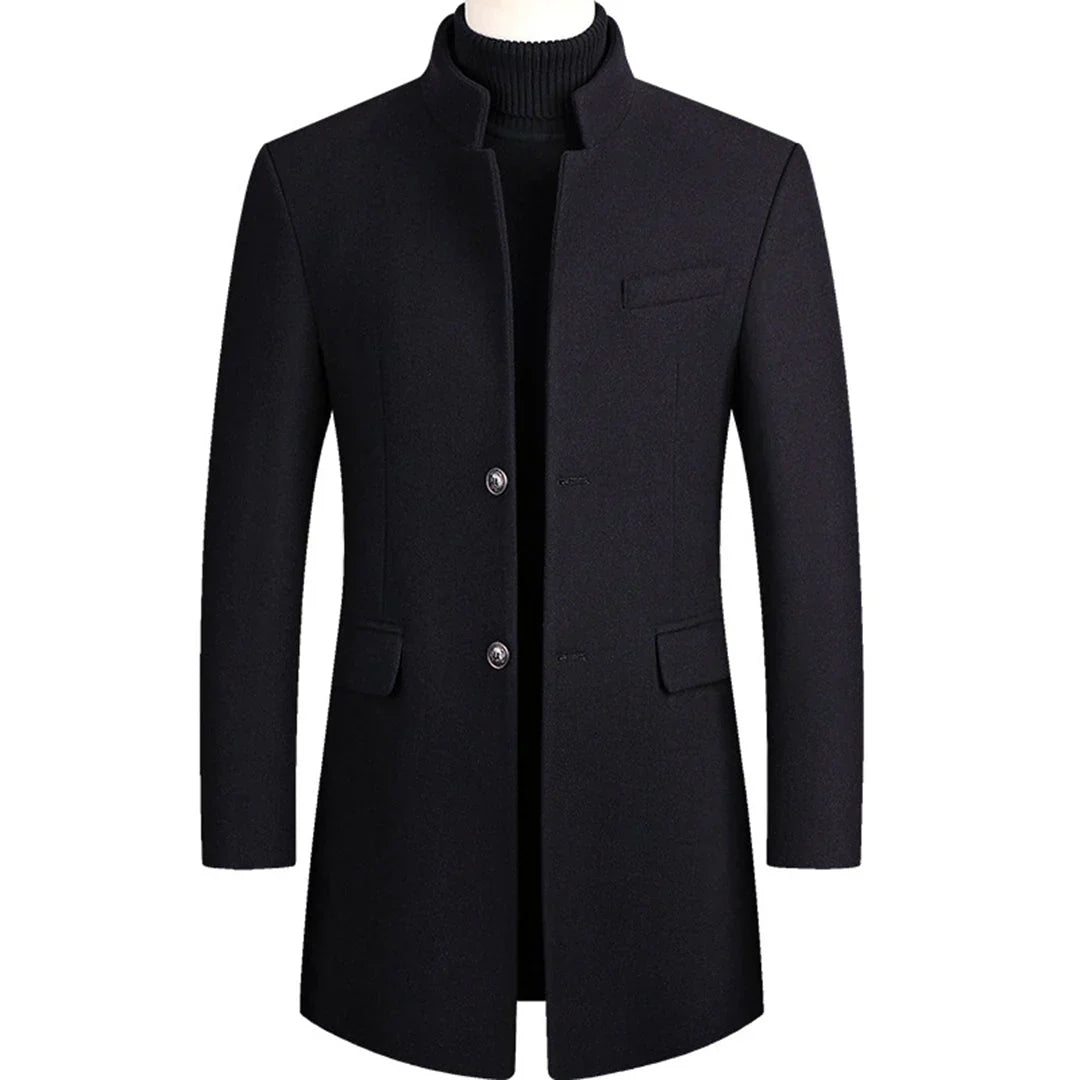 Men's Warm Elegant Wool Parka