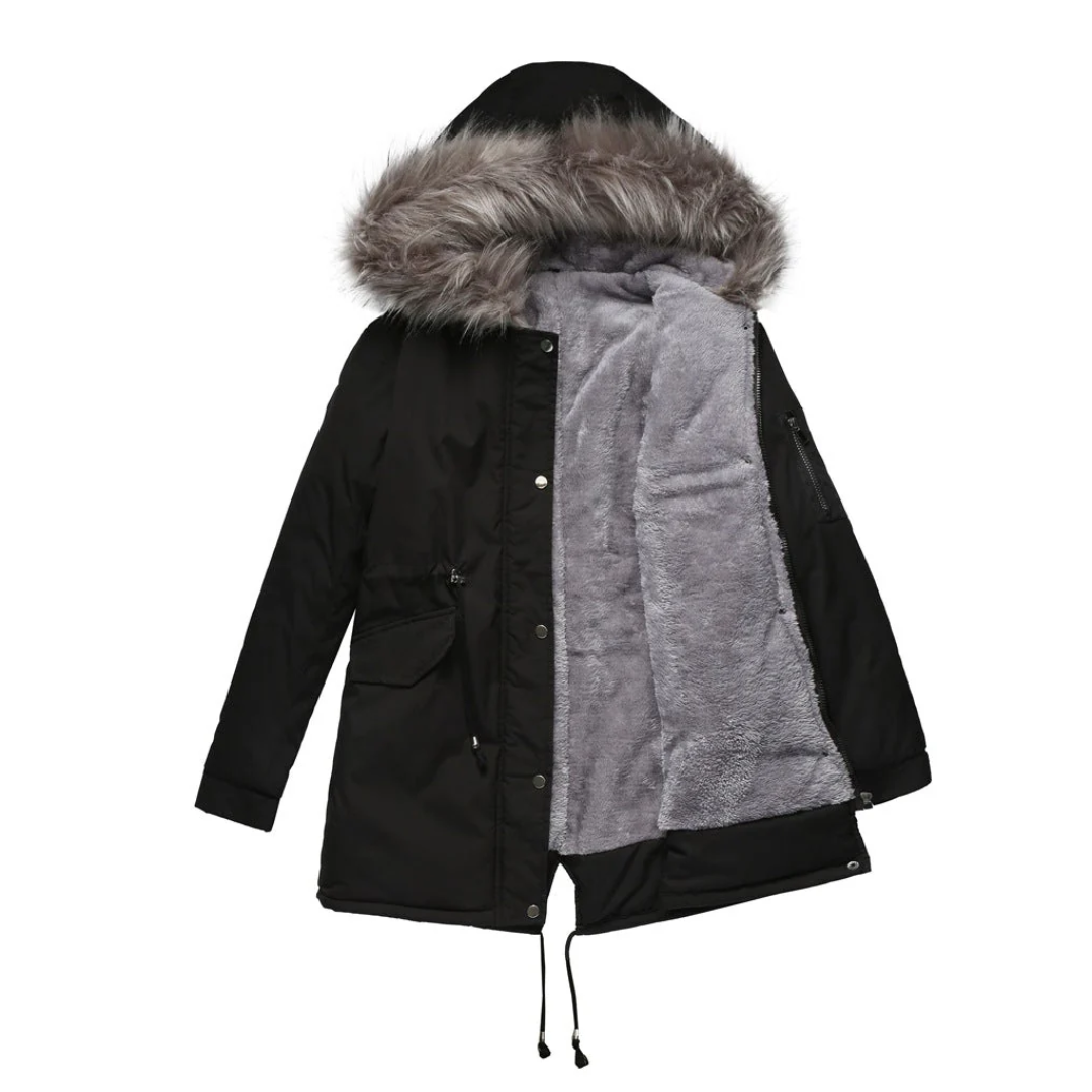 Stylish Women's Parka Winter Coat Warm & Modern