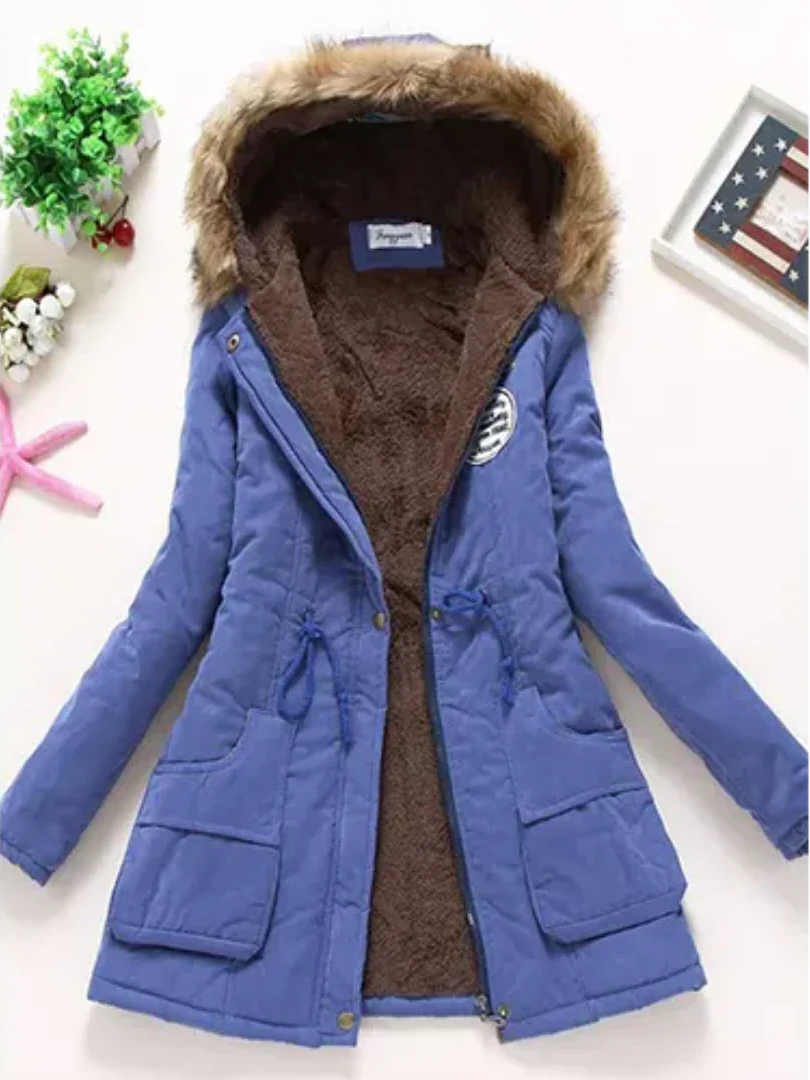 Women's Winter Jacket Hood Warm Insulated