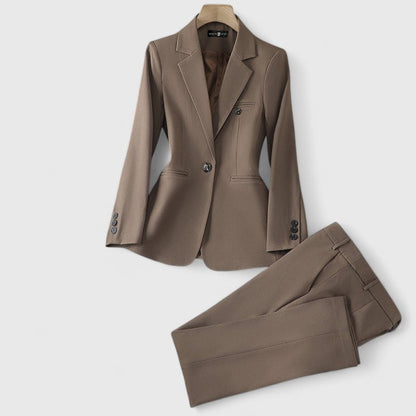 Elegant Women's Two-Piece Office Suit Set