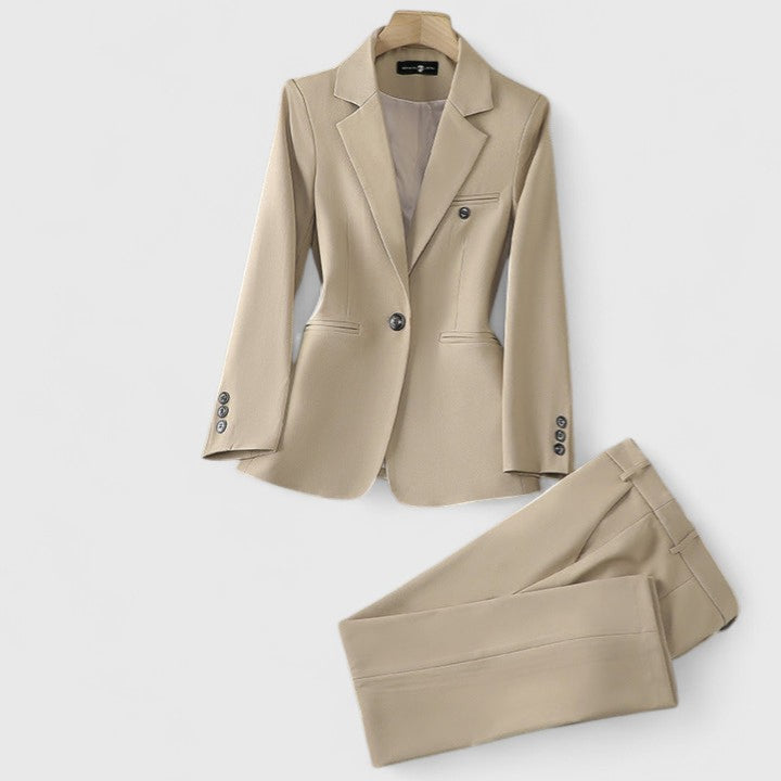 Elegant Women's Two-Piece Office Suit Set