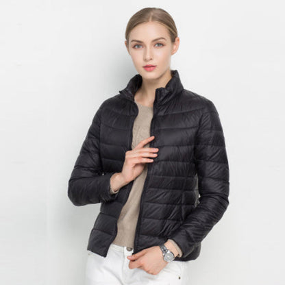 Klassischer Damen Steppmantel Warm Winter - IdealeKleiden