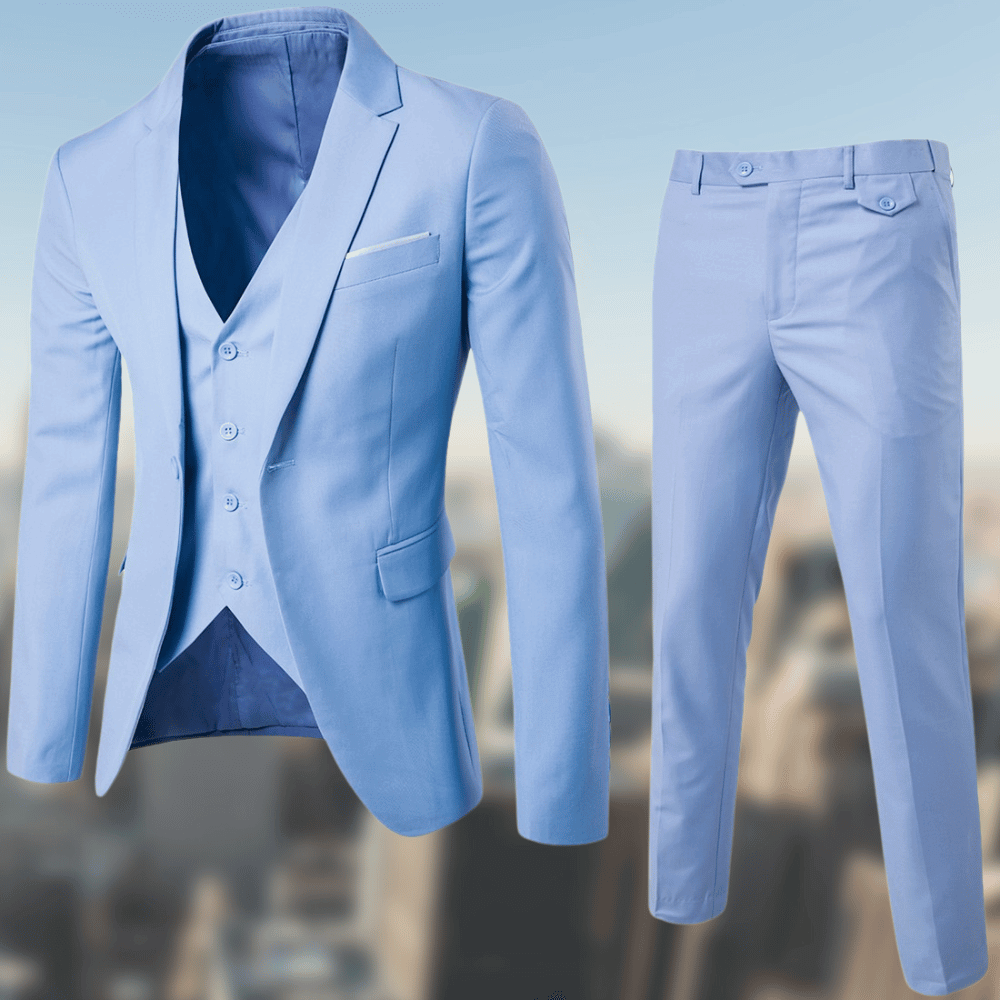 Men's Suit Set Elegant Trousers and Jacket Complete