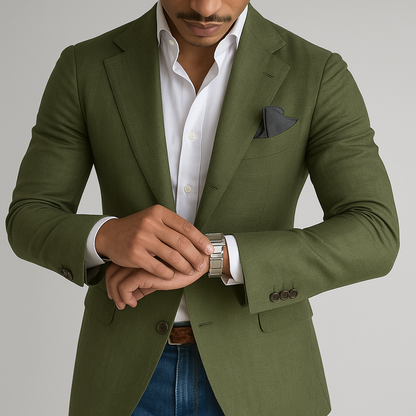 Tailored Men's Blazer Elegant Black