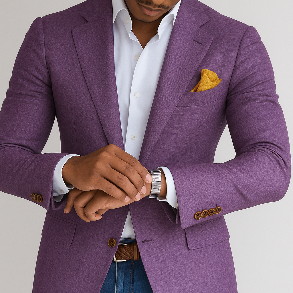 Maßgeschneiderter Herren Blazer Elegant Schwarz - IdealeKleiden