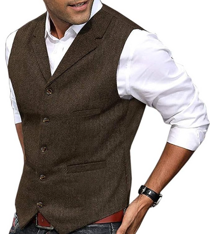 Men's Vest Elegant Sleeveless Fashion