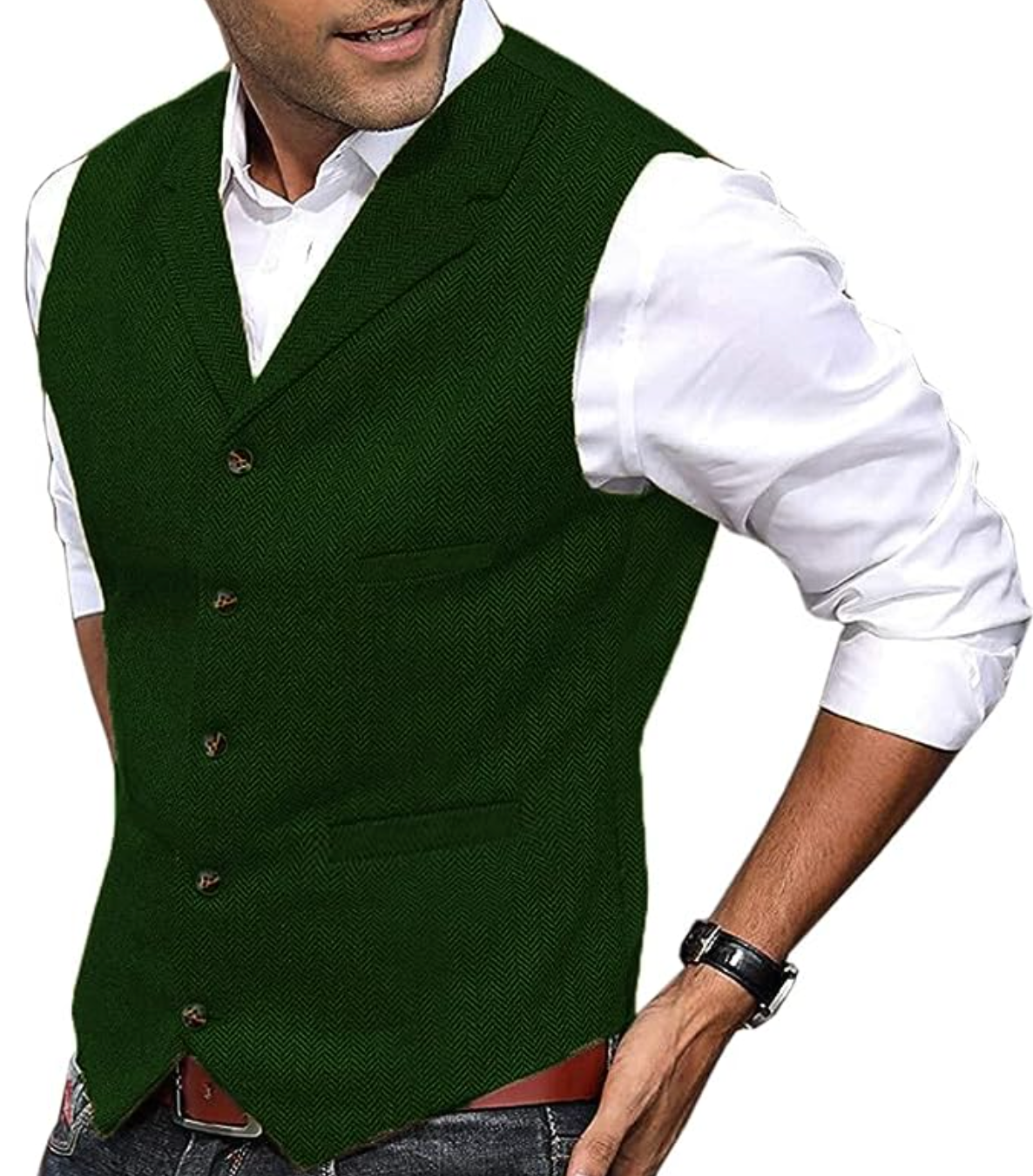Men's Vest Elegant Sleeveless Fashion