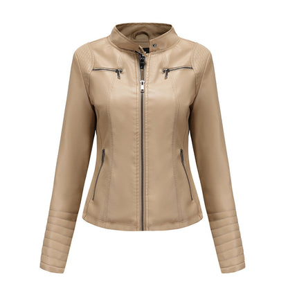 Autumn Leather Jacket Women Trendy Design