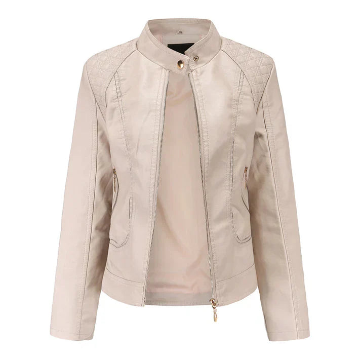 Alda - Modern Chic Leather Jacket