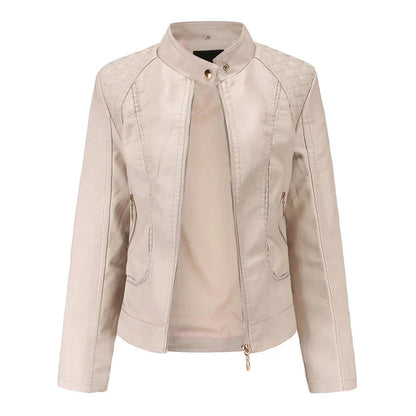 Alda - Modern Chic Leather Jacket