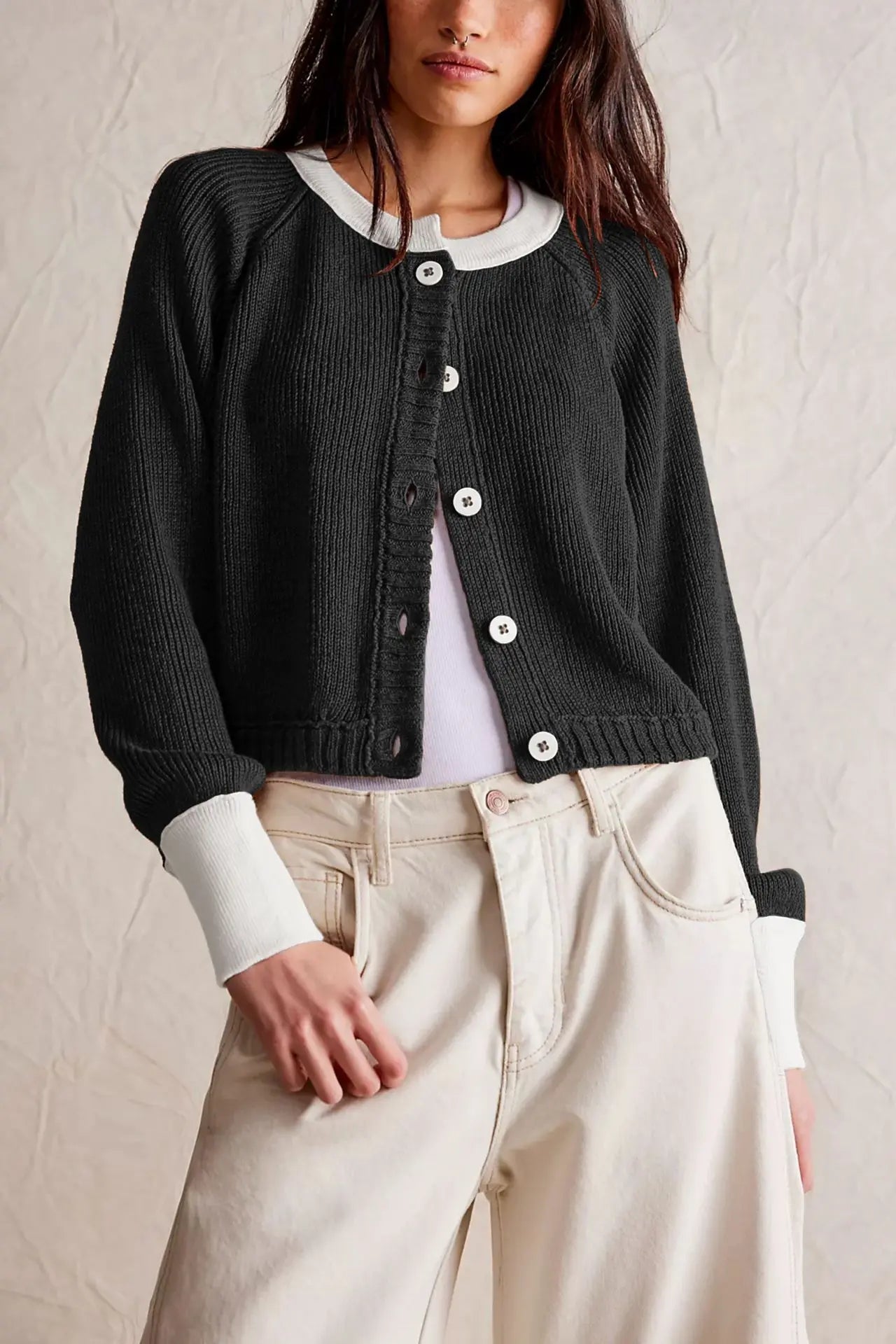 Women's Long-Sleeved Trendy Cardigan