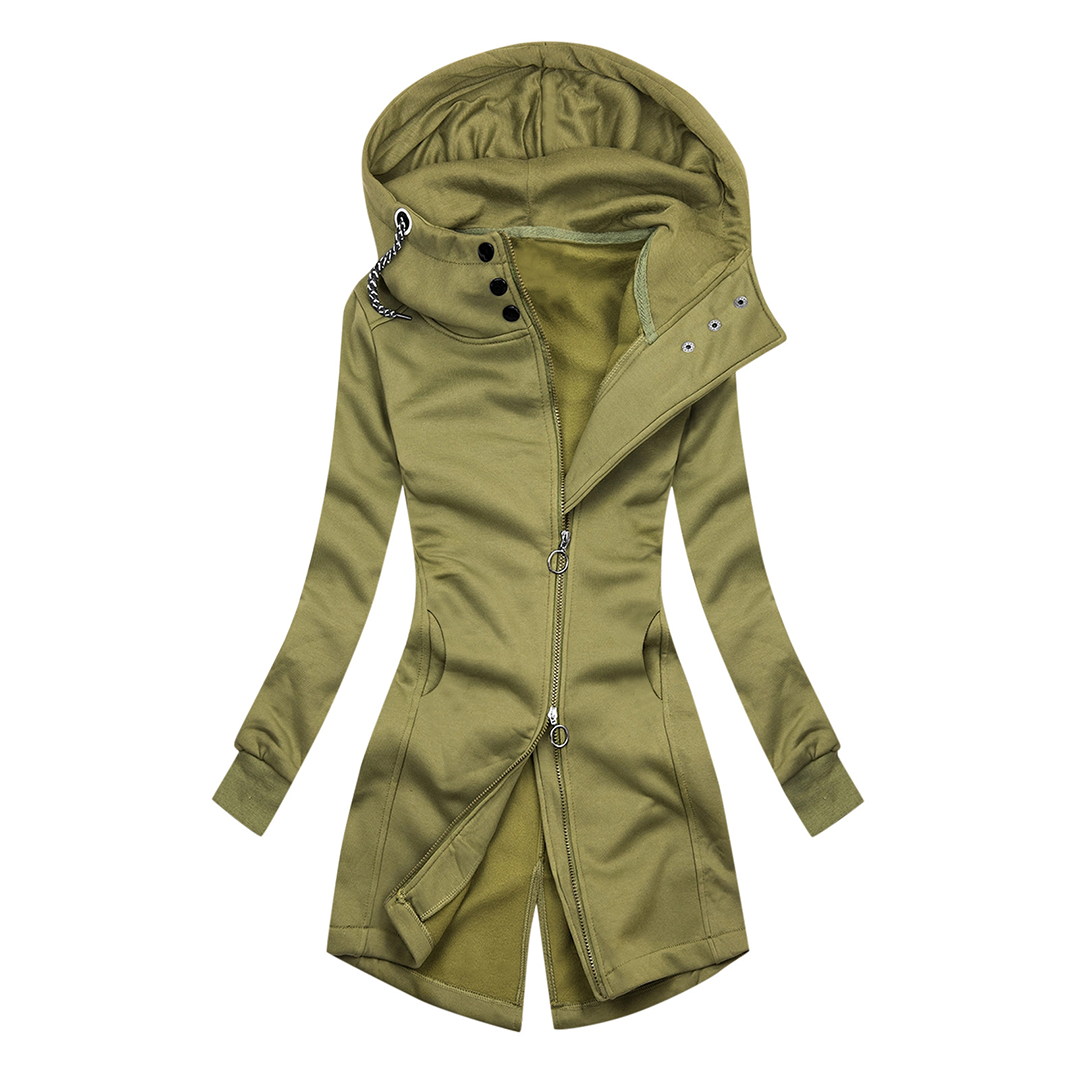 Stylish Hoodie Slim Fit Turtleneck Jacket