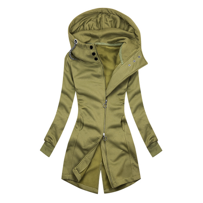 Stylish Hoodie Slim Fit Turtleneck Jacket