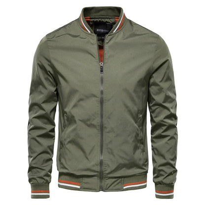 Lightweight Men's Sporty Bomber Jacket