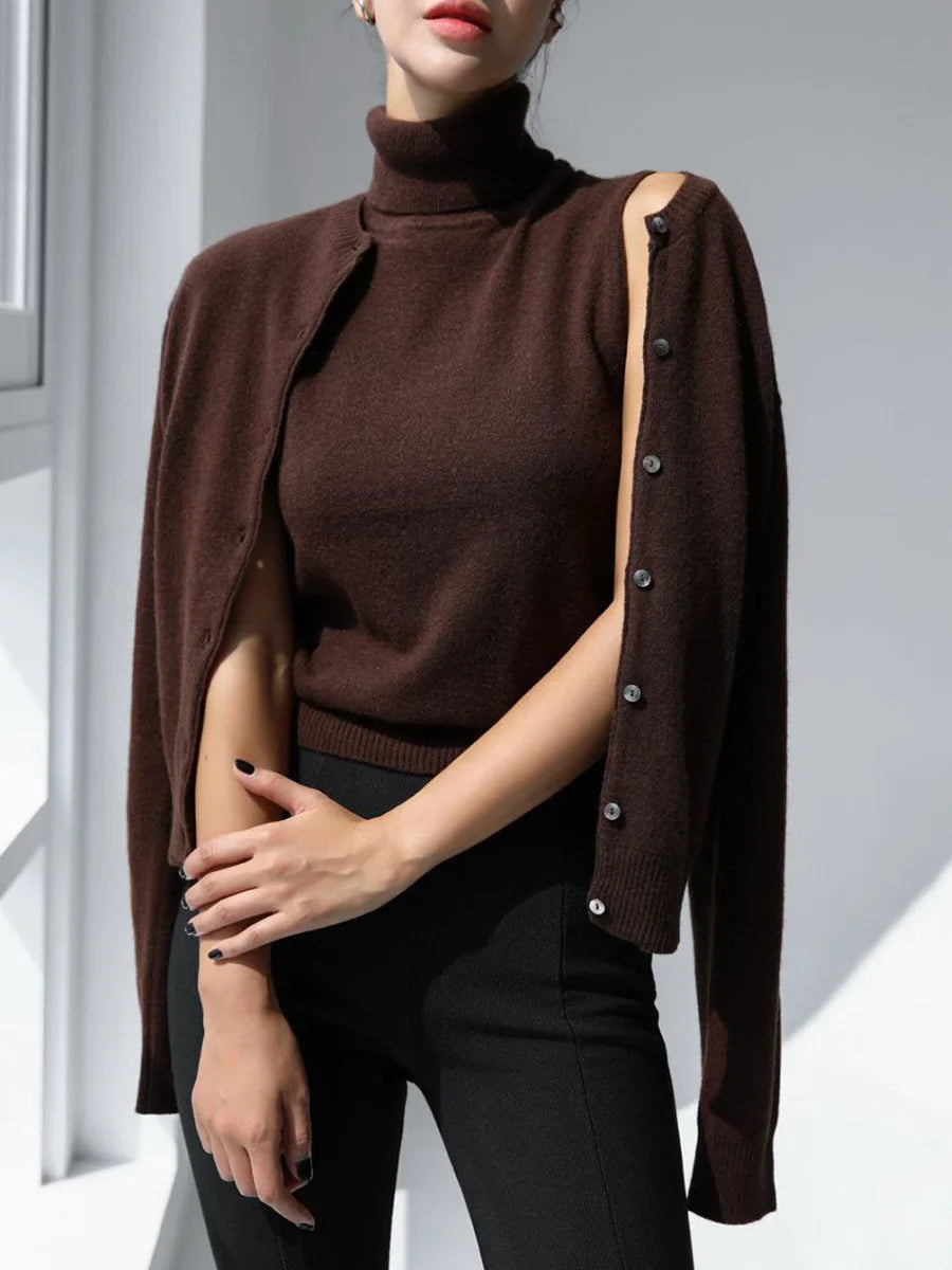 Women's Knitting Pattern Cardigan and Jumper Warm