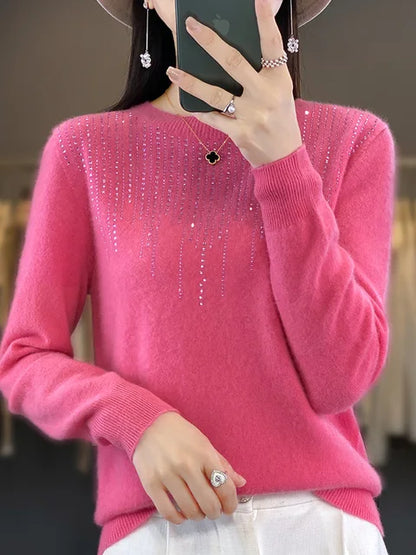 Glitter Pullover for Women Warm Fashionable