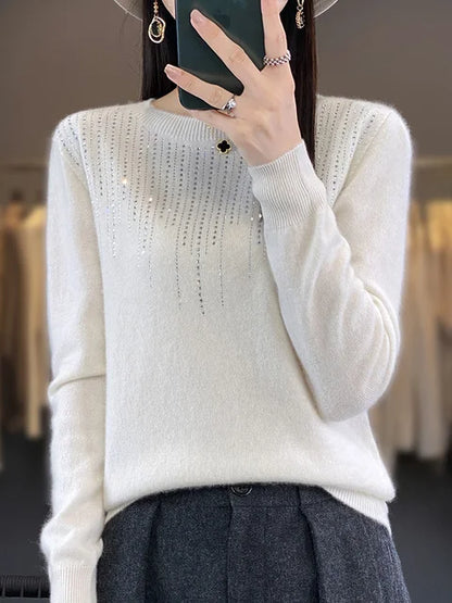 Glitter Pullover for Women Warm Fashionable