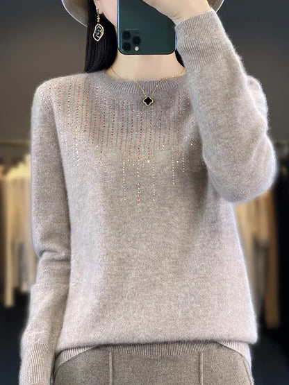 Glitter Pullover for Women Warm Fashionable