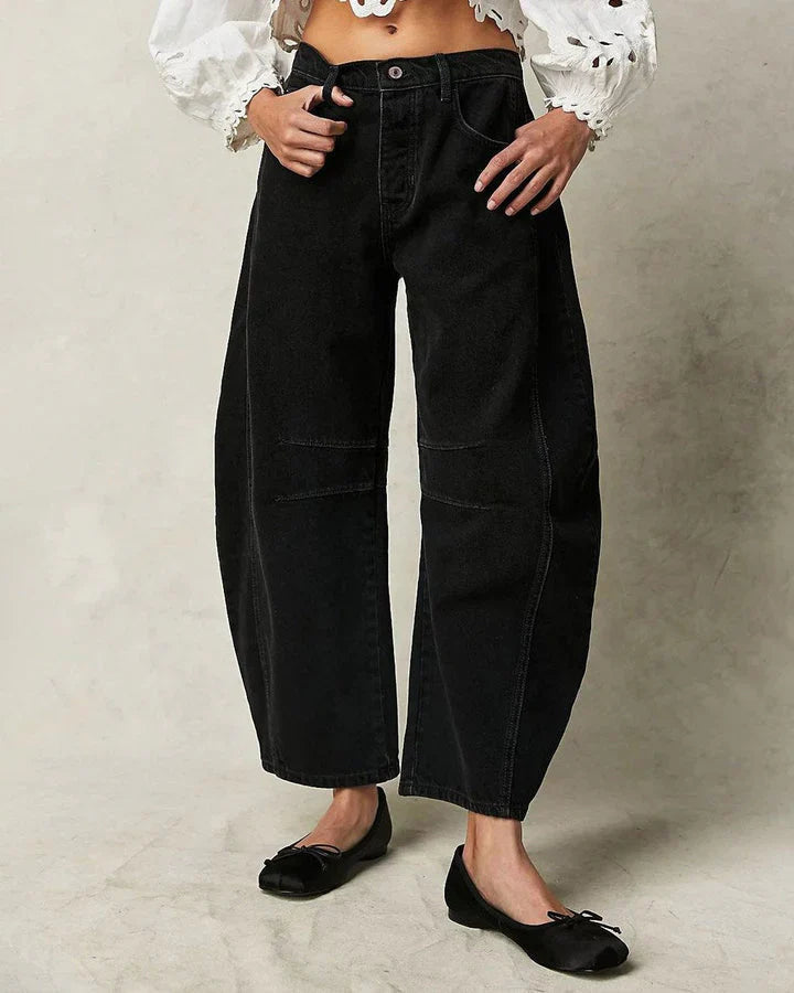 Moderne Damen Jeans Mid Rise Stil - IdealeKleiden