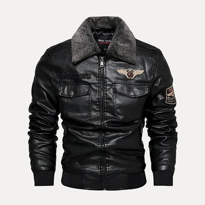 Elegant Leather Jacket Traditional