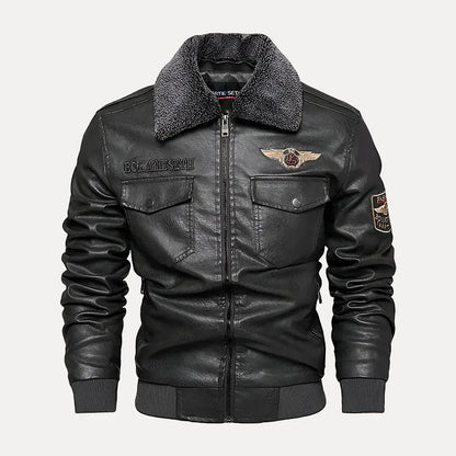 Elegant Leather Jacket Traditional
