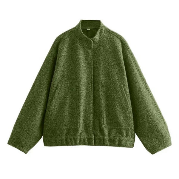 Oversize Women's Bomber Jacket Style