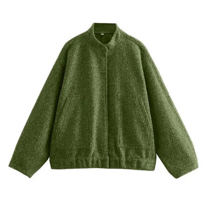 Oversize Women's Bomber Jacket Style