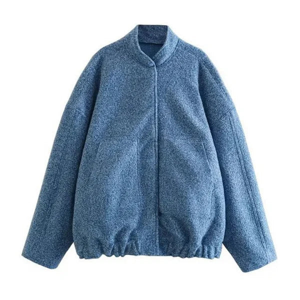Oversize Women's Bomber Jacket Style